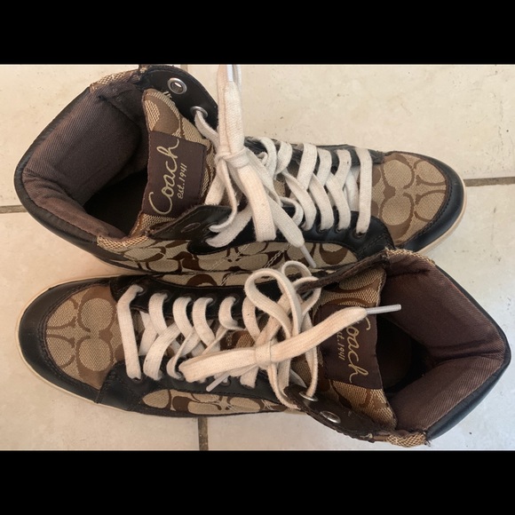 High top coach sneakers - Picture 3 of 3